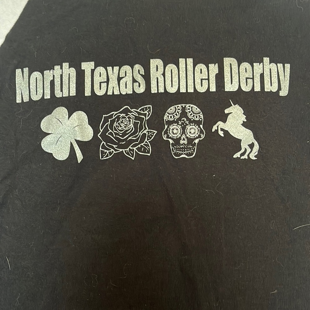 Roller derby 3/4 sleeve shirt